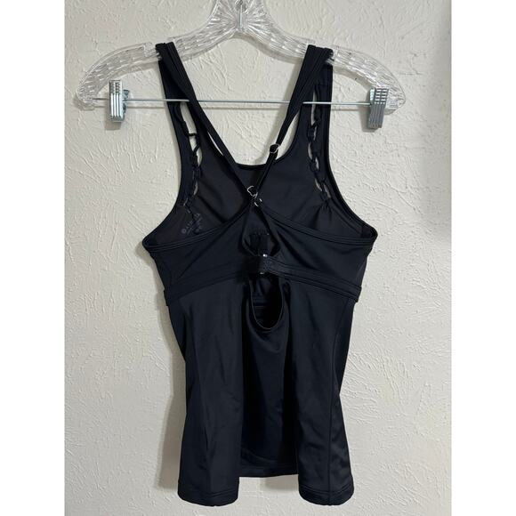 Athleta Black Underwire Tankini Swim Tank 32B/C - Picture 4 of 5